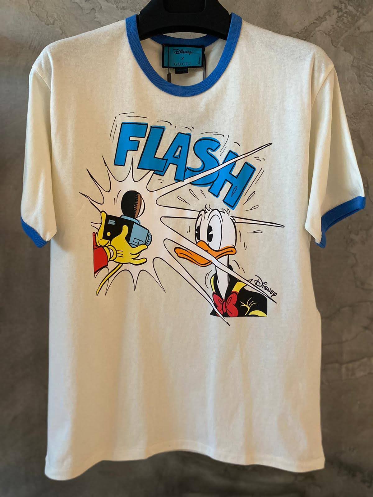 Disney x Gucci Donald Duck Flash print T-shirt